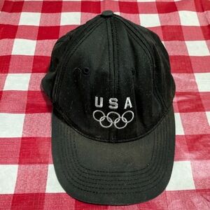 Vintage USA Olympics Black Cap